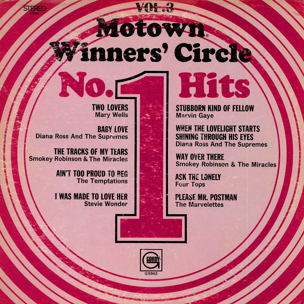 V.A. - Motown Winners' Circle - No. 1 Hits, Volume 3