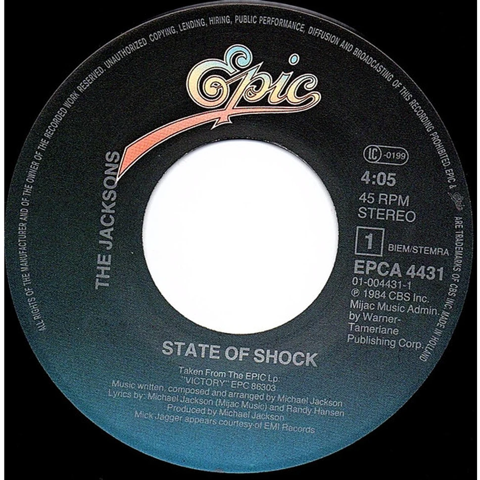 The Jacksons - State Of Shock