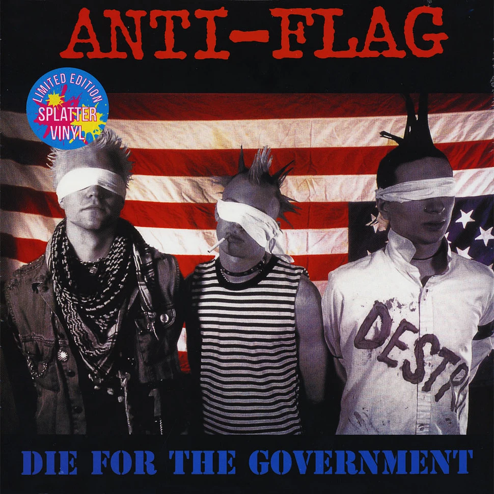 Anti-Flag - Die For The Government Red White Blue Vinyl Edition