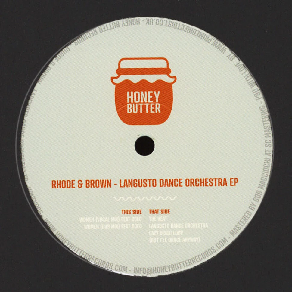 Rhode & Brown - Langusto Dance Orchestra EP