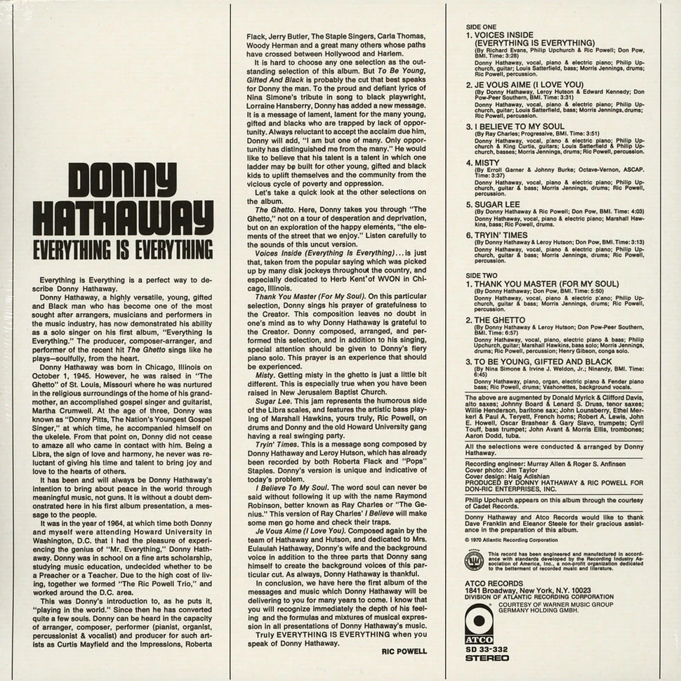 Donny Hathaway - Everything Is Everything
