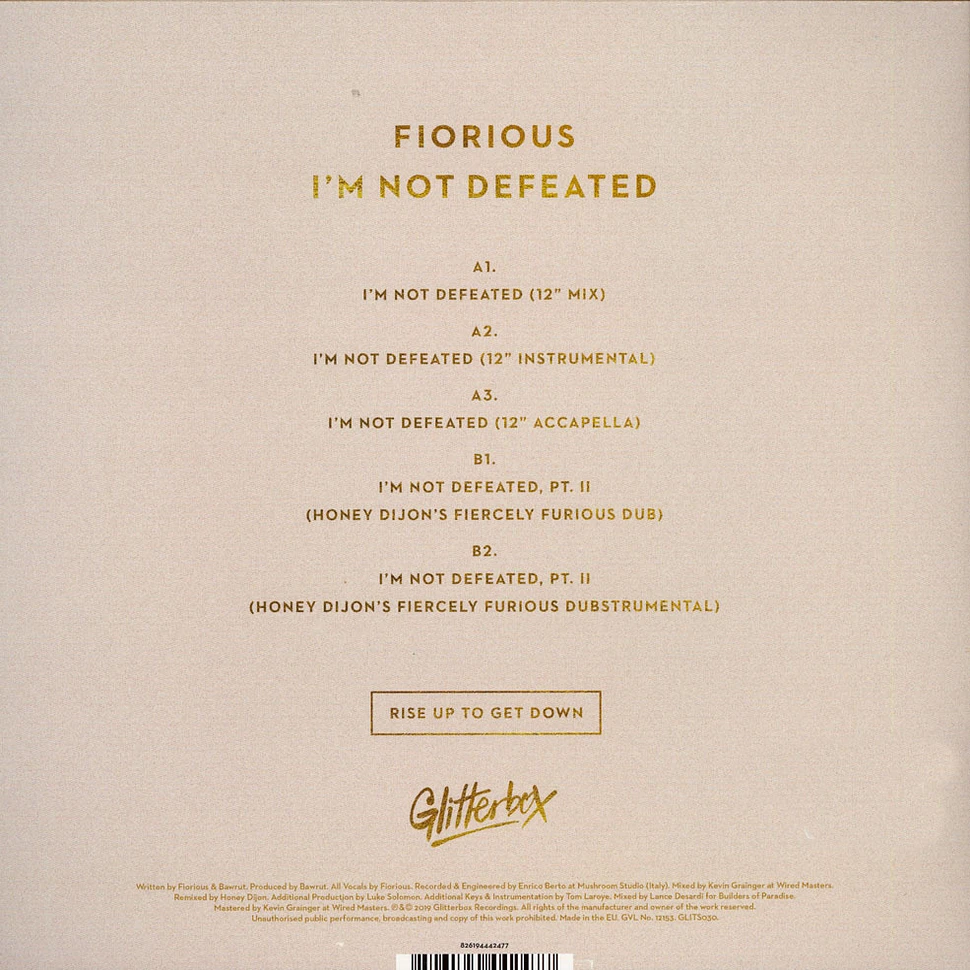 Fiorious - I'm Not Defeated