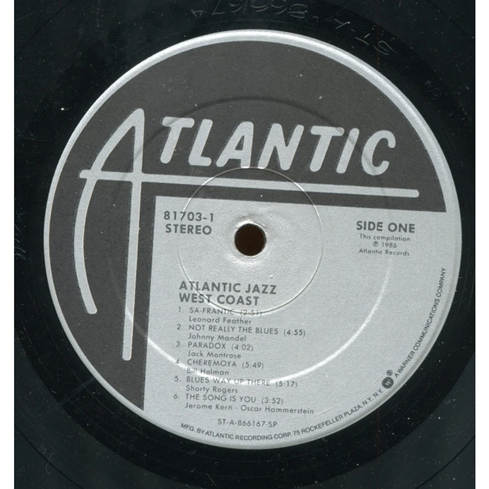 V.A. - Atlantic Jazz West Coast