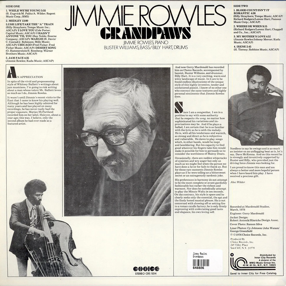 Jimmy Rowles - Grandpaws