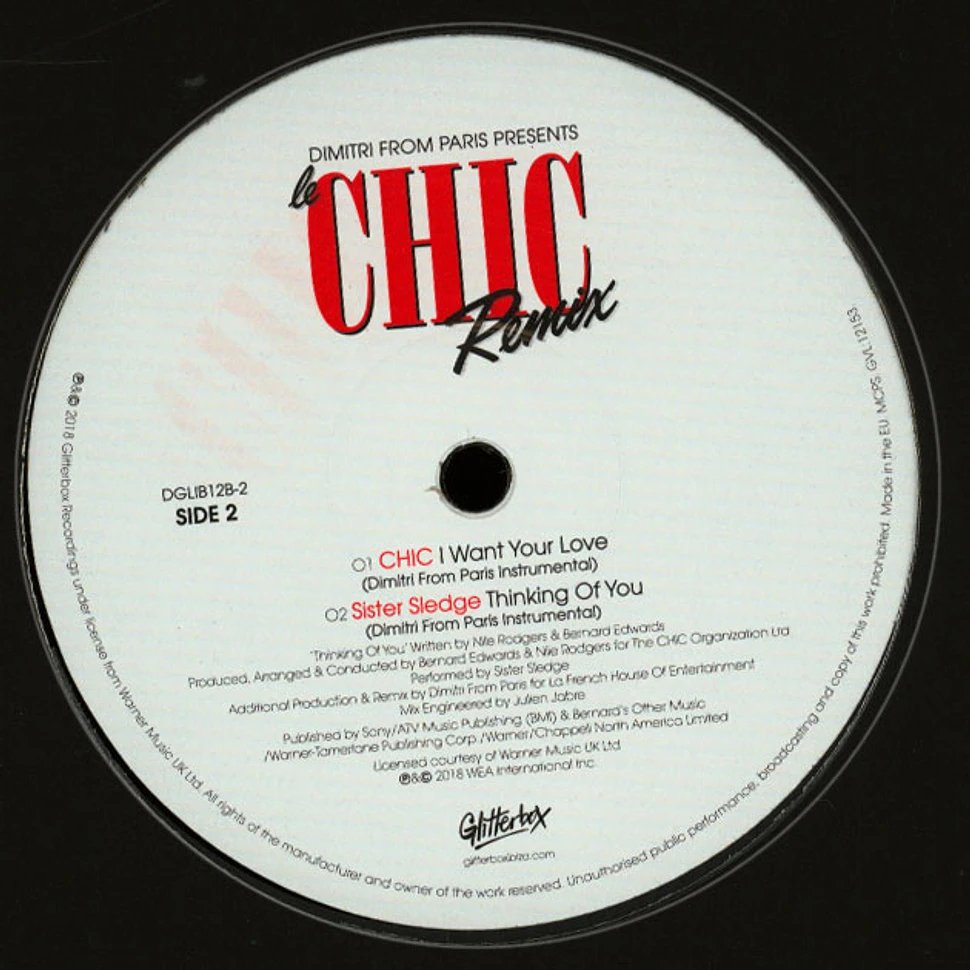 Chic & Sister Sledge - I Want Your Love / Thinking Of You (Dimitri From Paris Mixes)