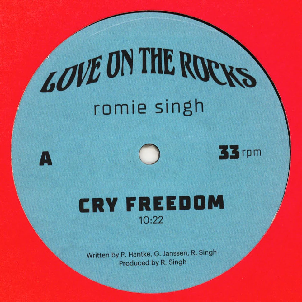 Romie Singh - Cry Freedom One Sided Vinyl Edition