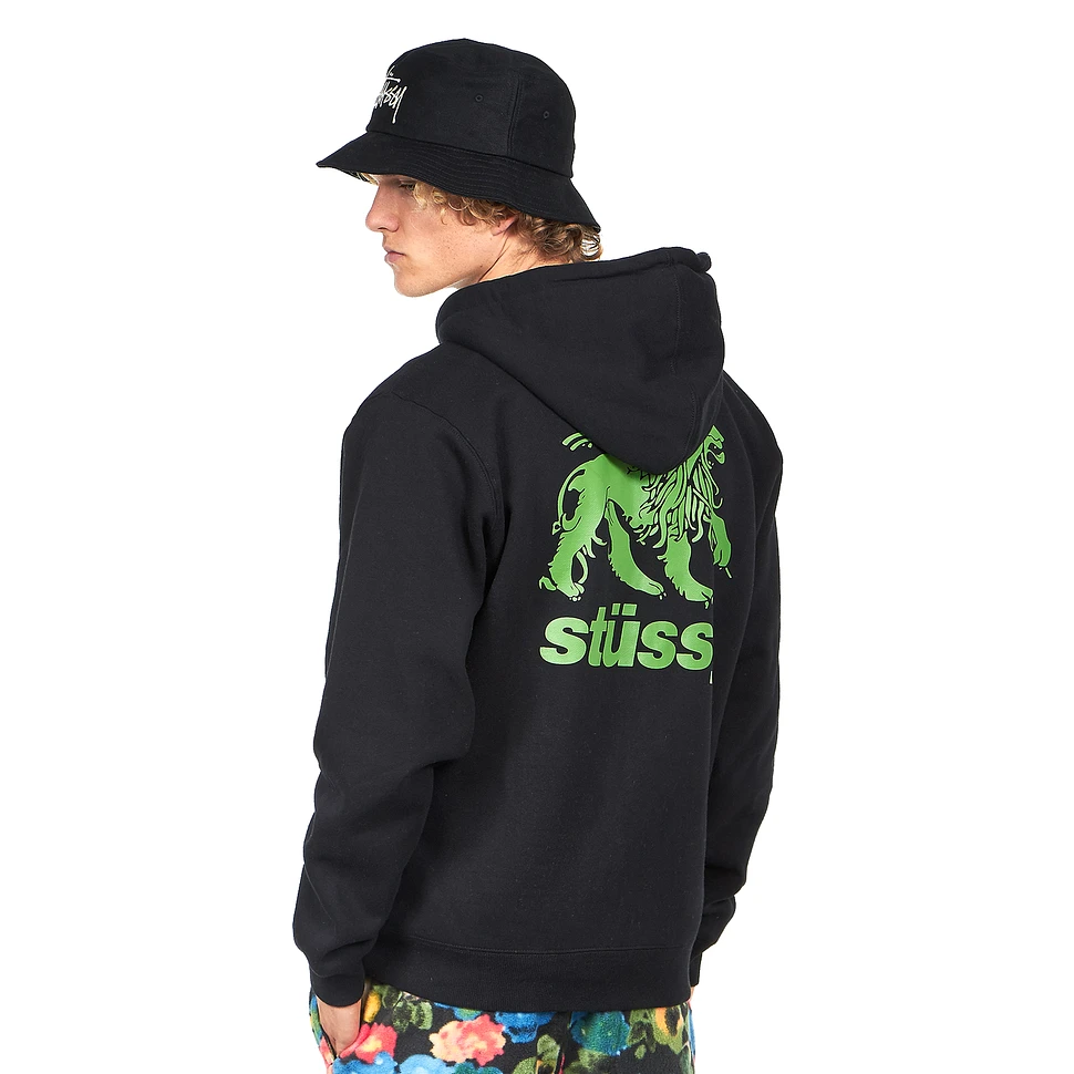 Stüssy - Rasta Lion Zip Hoodie