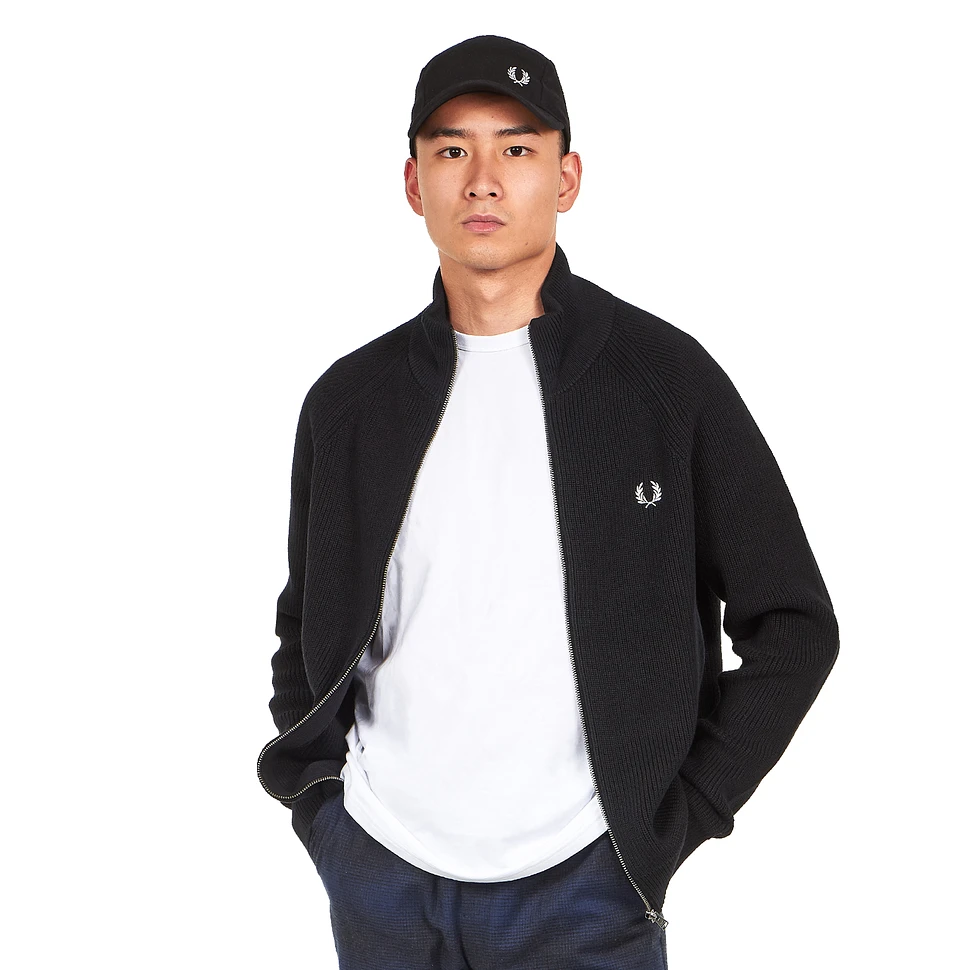 Fred Perry - Ribbed Knitted Track Jacket