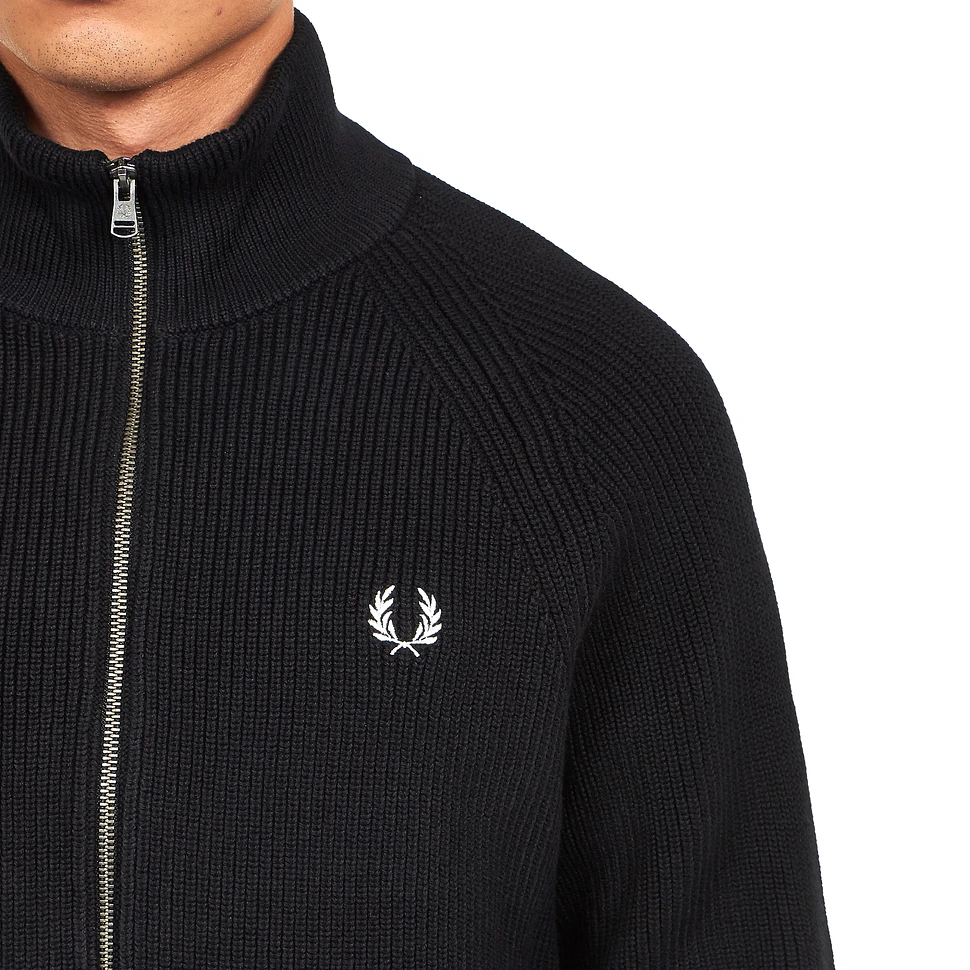 Fred Perry - Ribbed Knitted Track Jacket