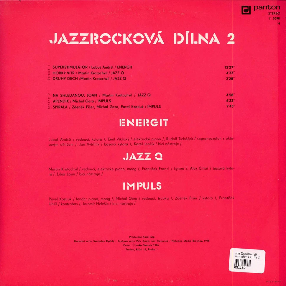Jazz Q, Impuls, Energit - Jazzrocková Dílna 2