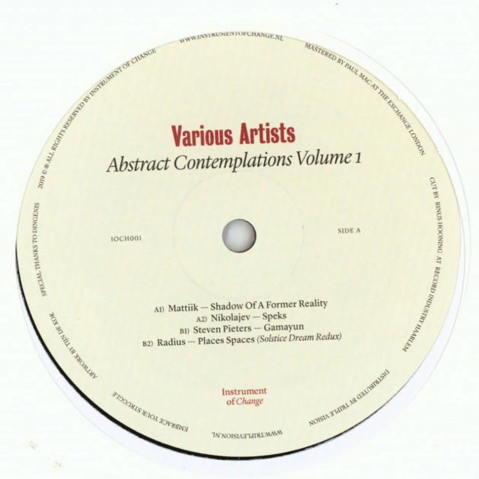 V.A. - Abstract Contemplations Volume 1