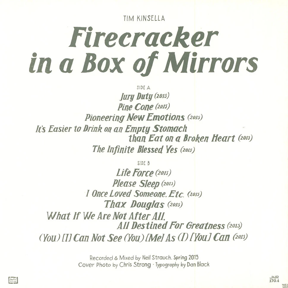 Tim Kinsella - Firecracker In A Box Of Mirrors