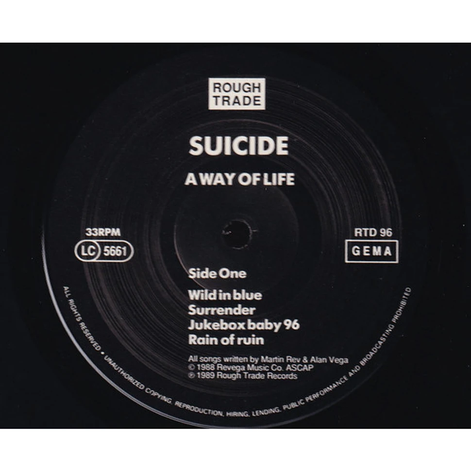 Suicide - A Way Of Life