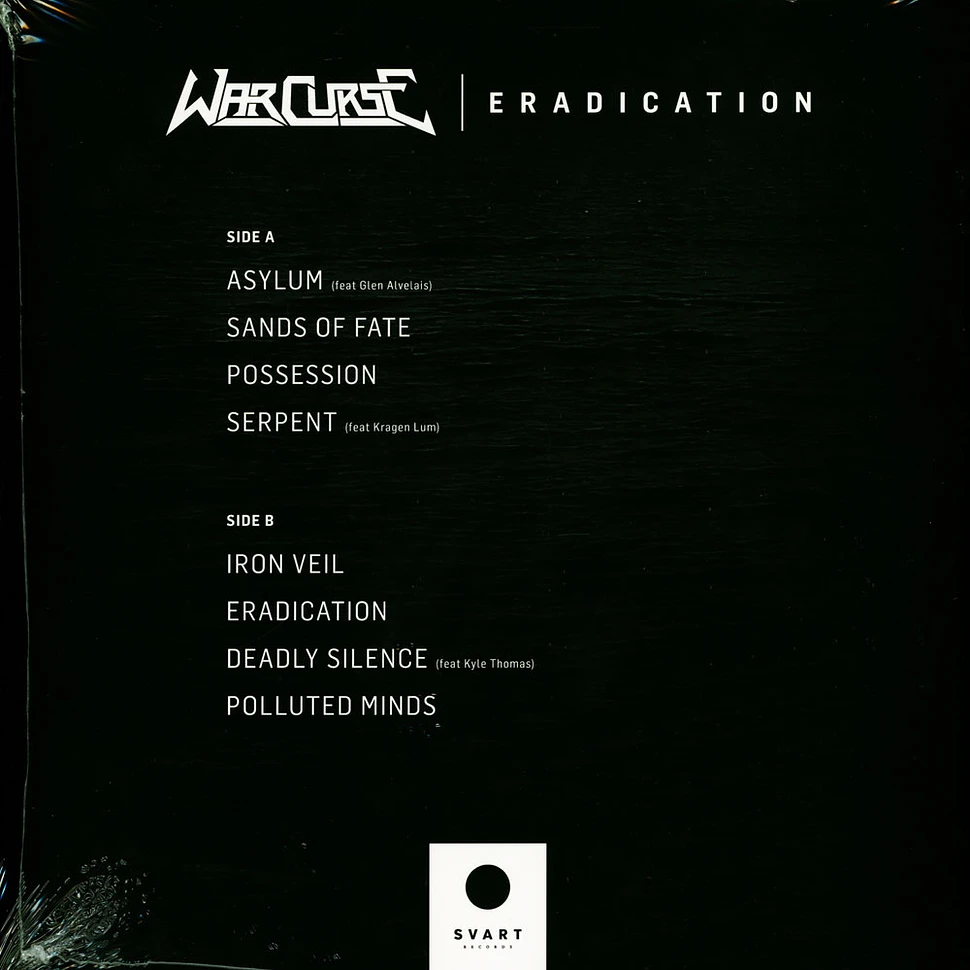War Curse - Eradication White Vinyl Edition