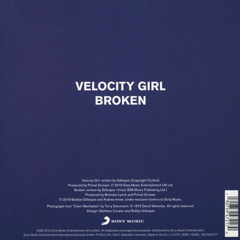 Primal Scream - Velocity Girl