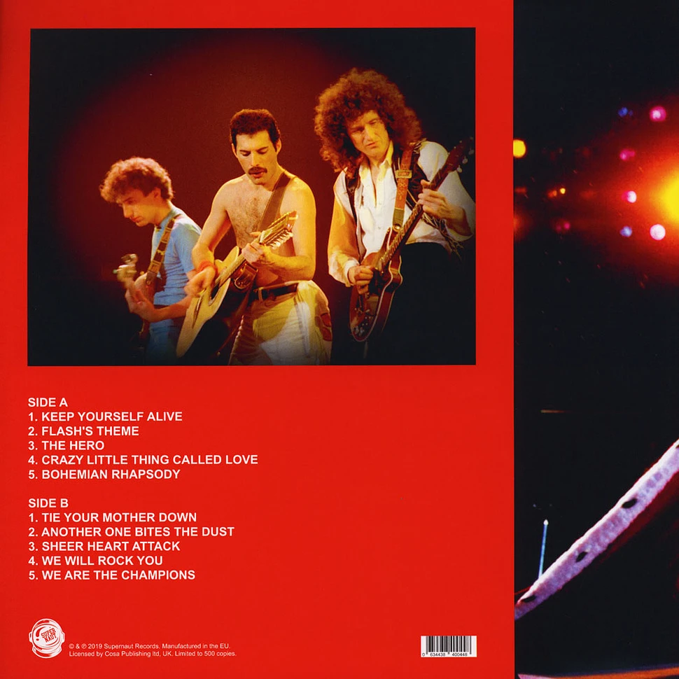 Queen - Live At Estadio Josè Amalfitani Buenos Aires 1981 Red Vinyl Edition