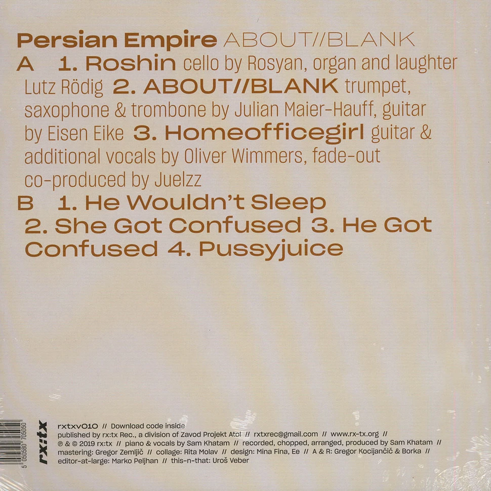 Persian Empire - About//Blank