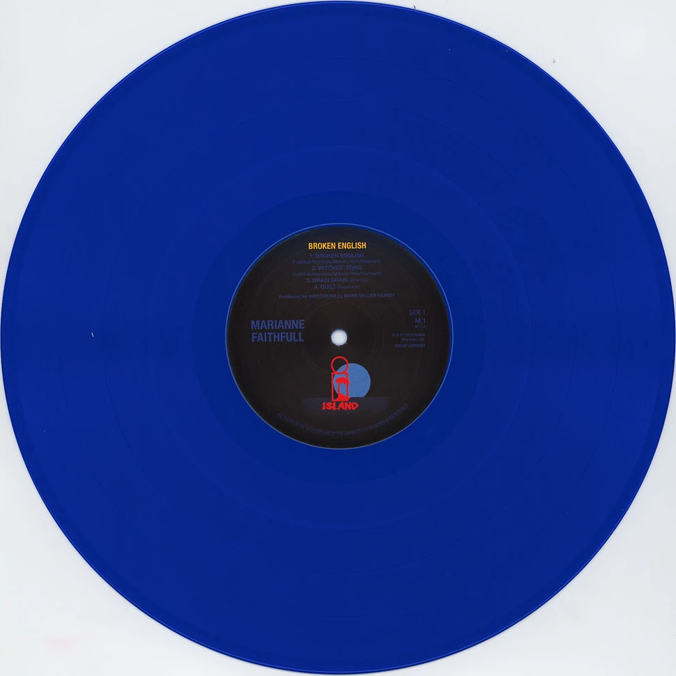 Marianne Faithfull - Broken English Blue Vinyl Edition