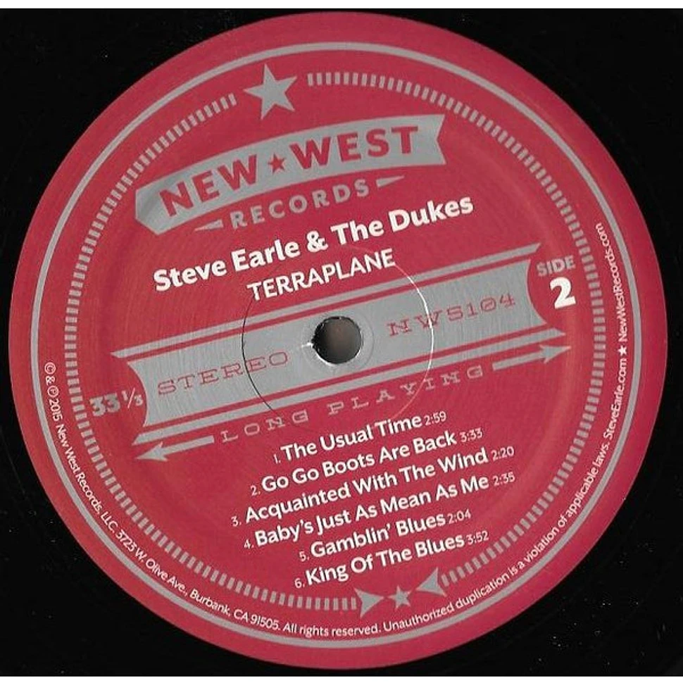 5011781609516Steve Earle & The Dukes - Terraplane