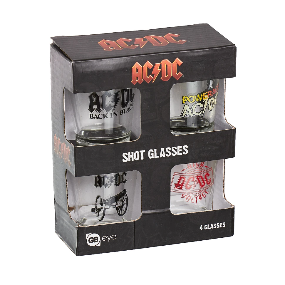 AC/DC - Shot Glasses Set Of 4