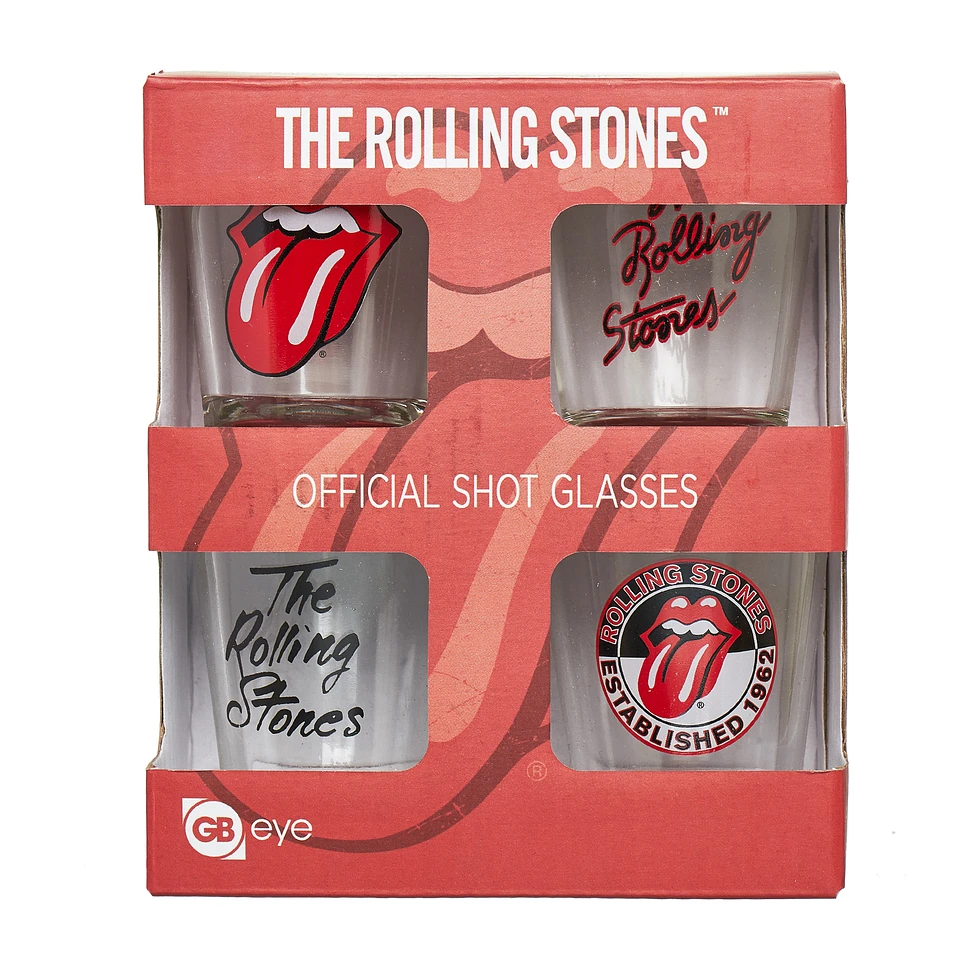 The Rolling Stones - Mix Shot Glasses Set Of 4