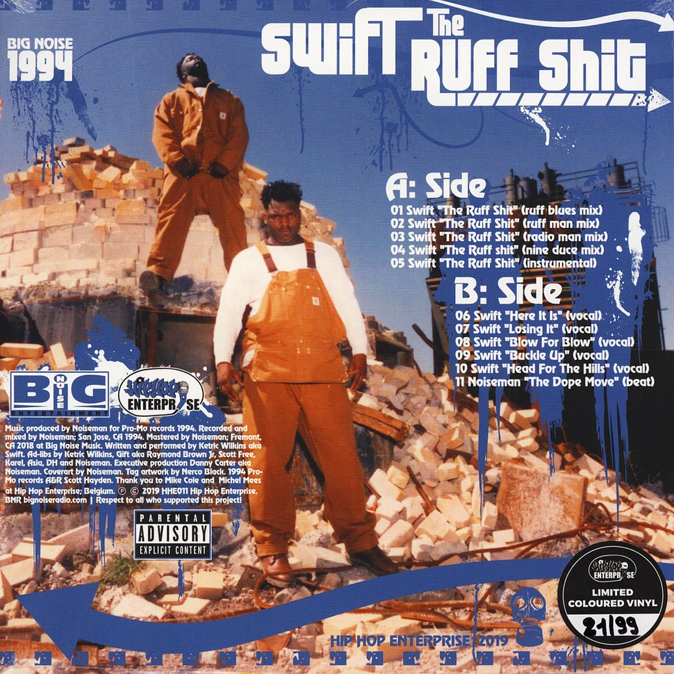 Swift - The Ruff Shit Colored Vinyl Edition