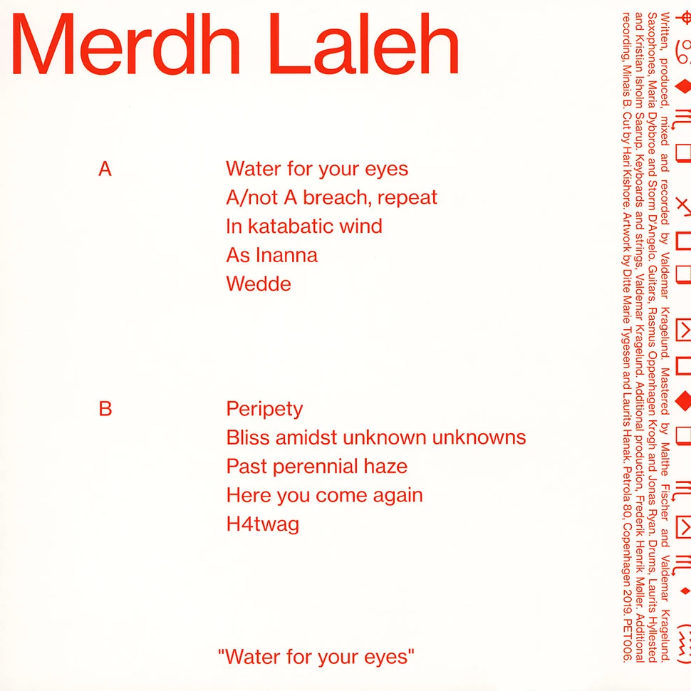 Merdh Laleh - Water For Your Eyes