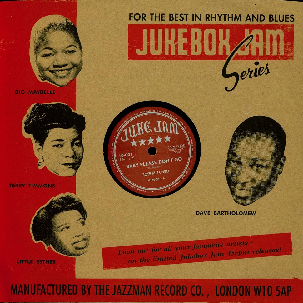 Rose Mitchell / Jo Ann Henderson / Big Maybelle - Baby Please Don't Go