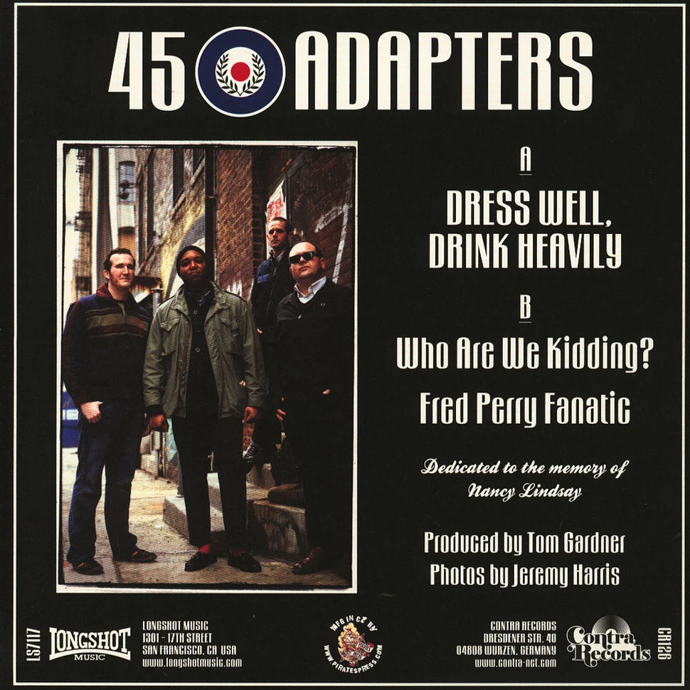 45 Adapters - Dress Well, Drink Heavily