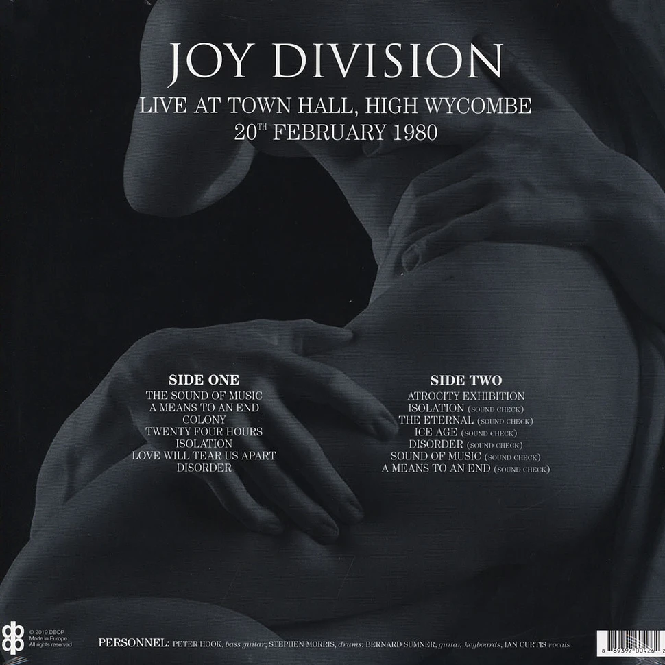 Joy Division - Live At Town Hall High Wycombe 1980