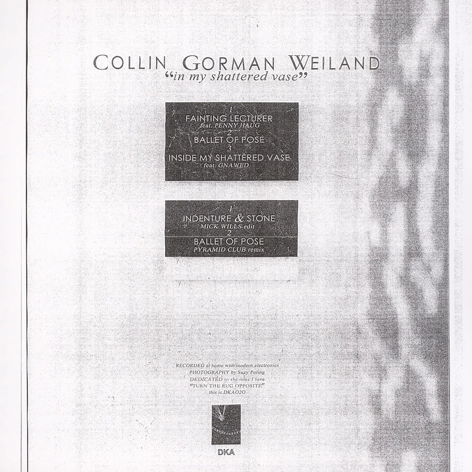Collin Gorman Weiland - In My Shattered Vase