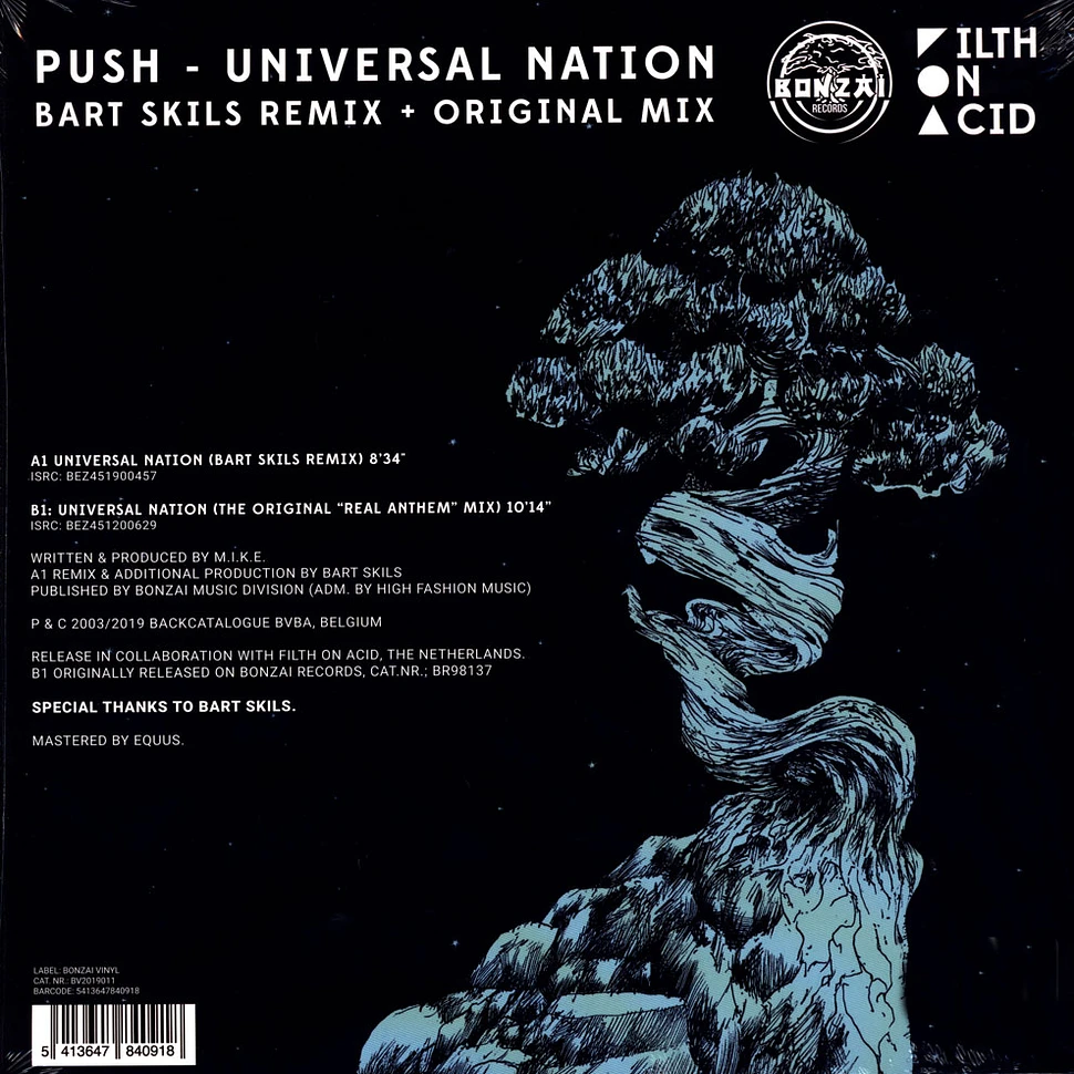 Push - Universal Nation Bart Skils Remix Transparant Light Green Vinyl Edition