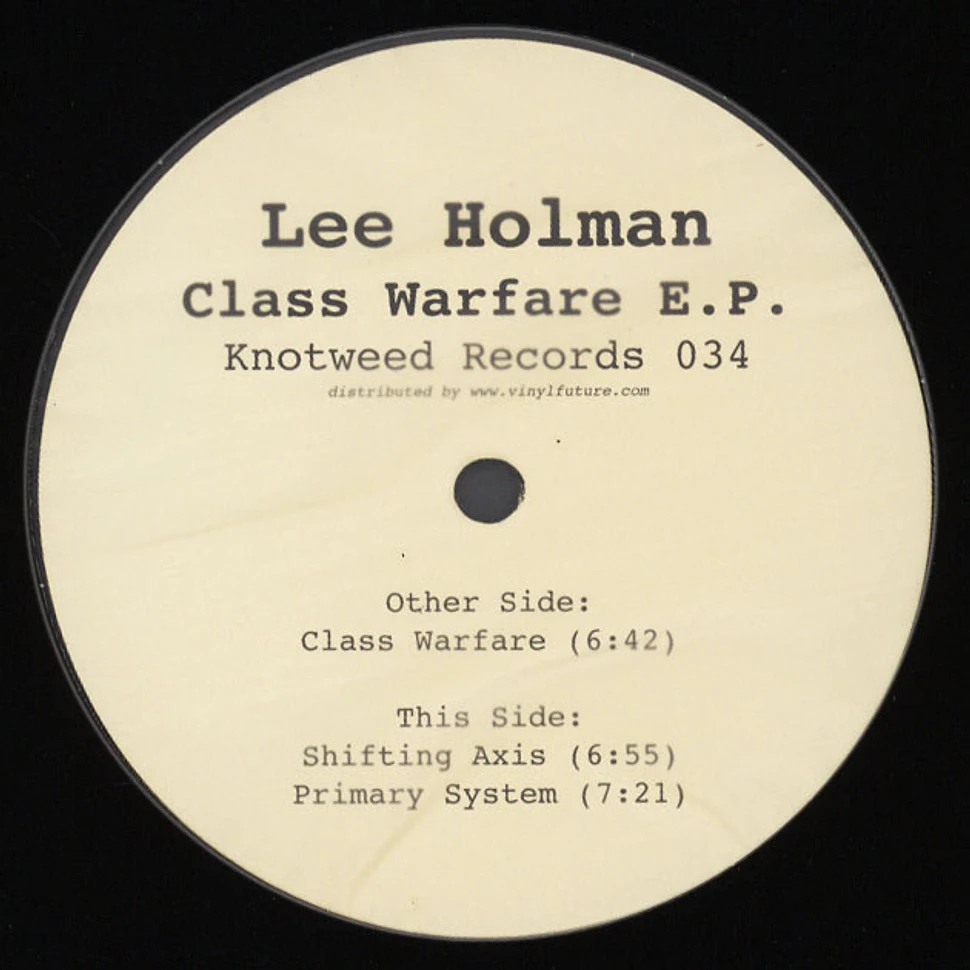 Lee Holman - Class Warfare EP