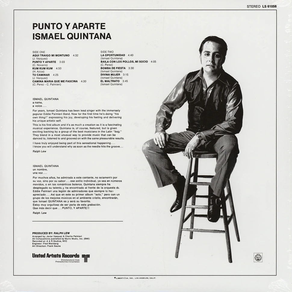 Ismael Quintana - Punto Y Aparte