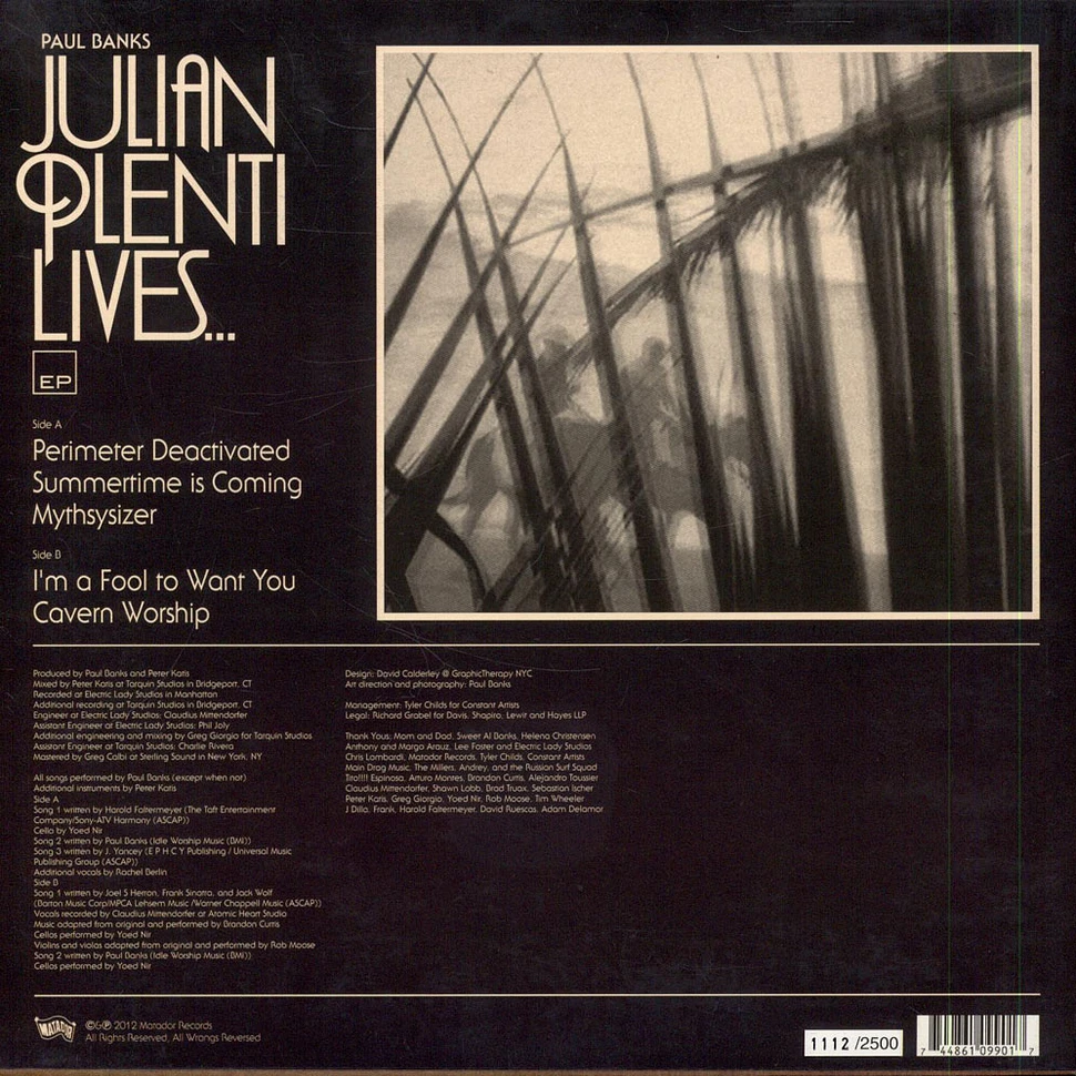 Paul Banks - Julian Plenti Lives...