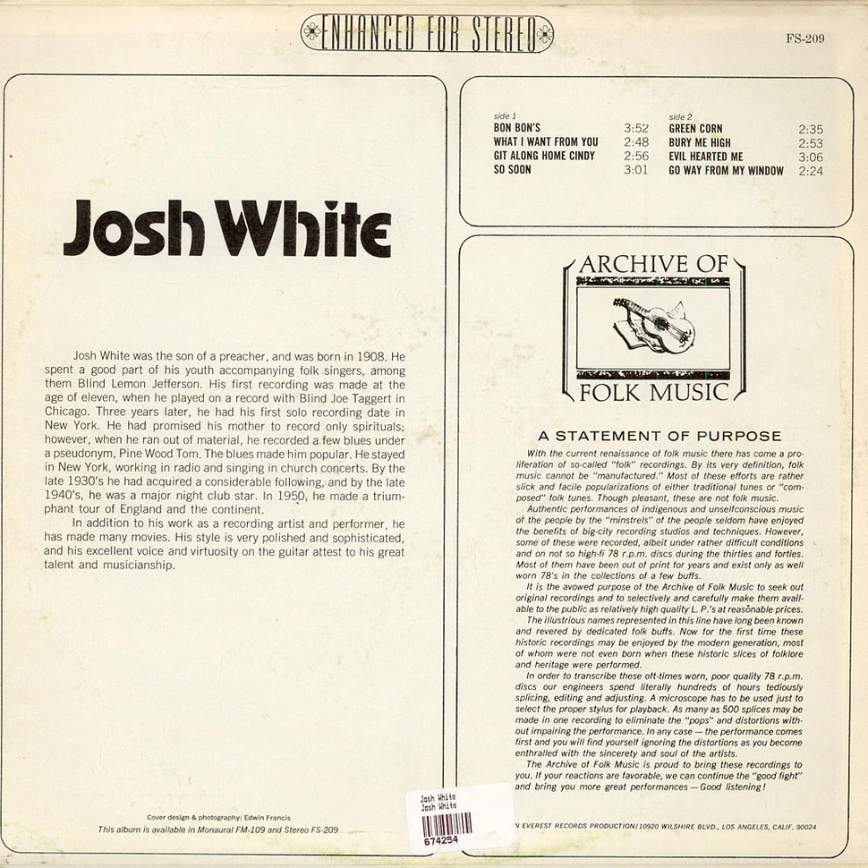 Josh White - Josh White