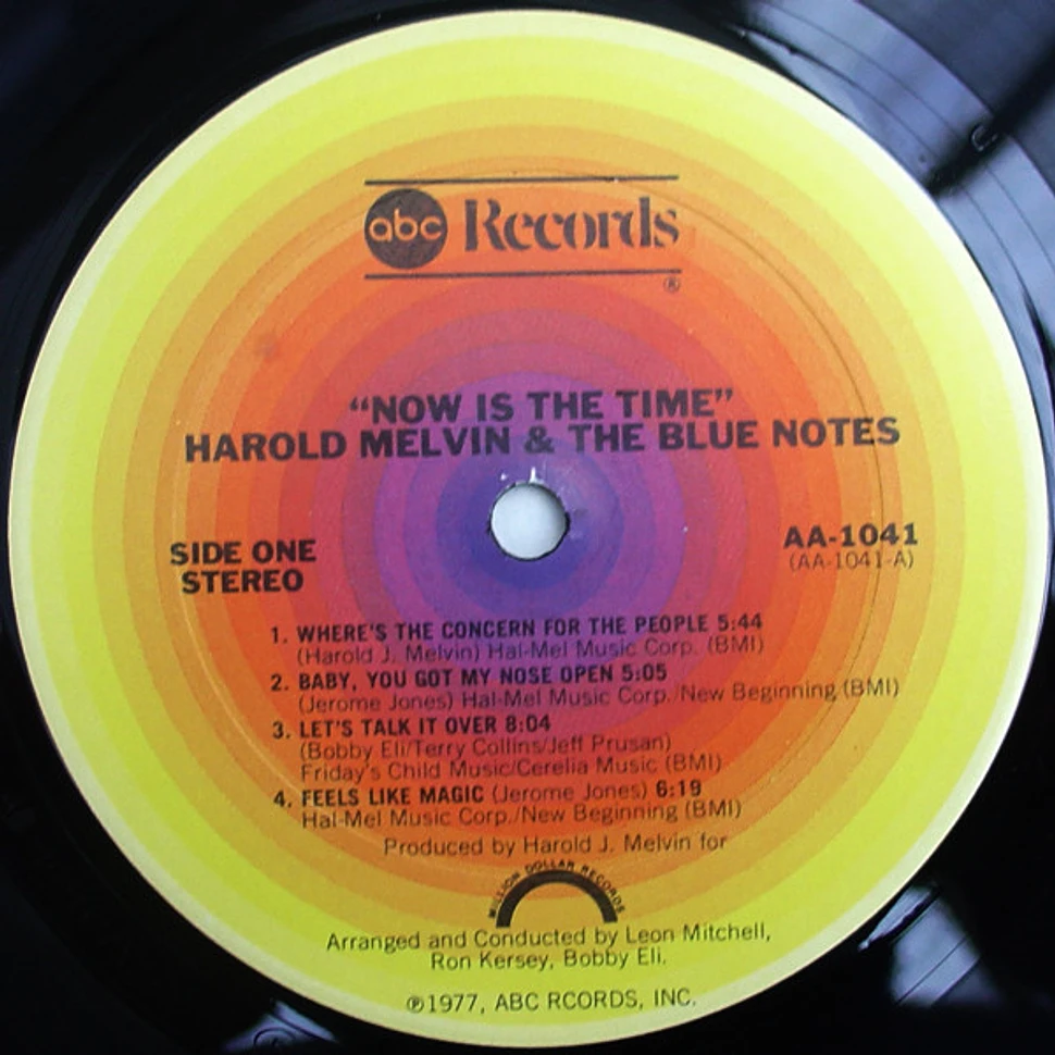 Harold Melvin And The Blue Notes - Now Is The Time