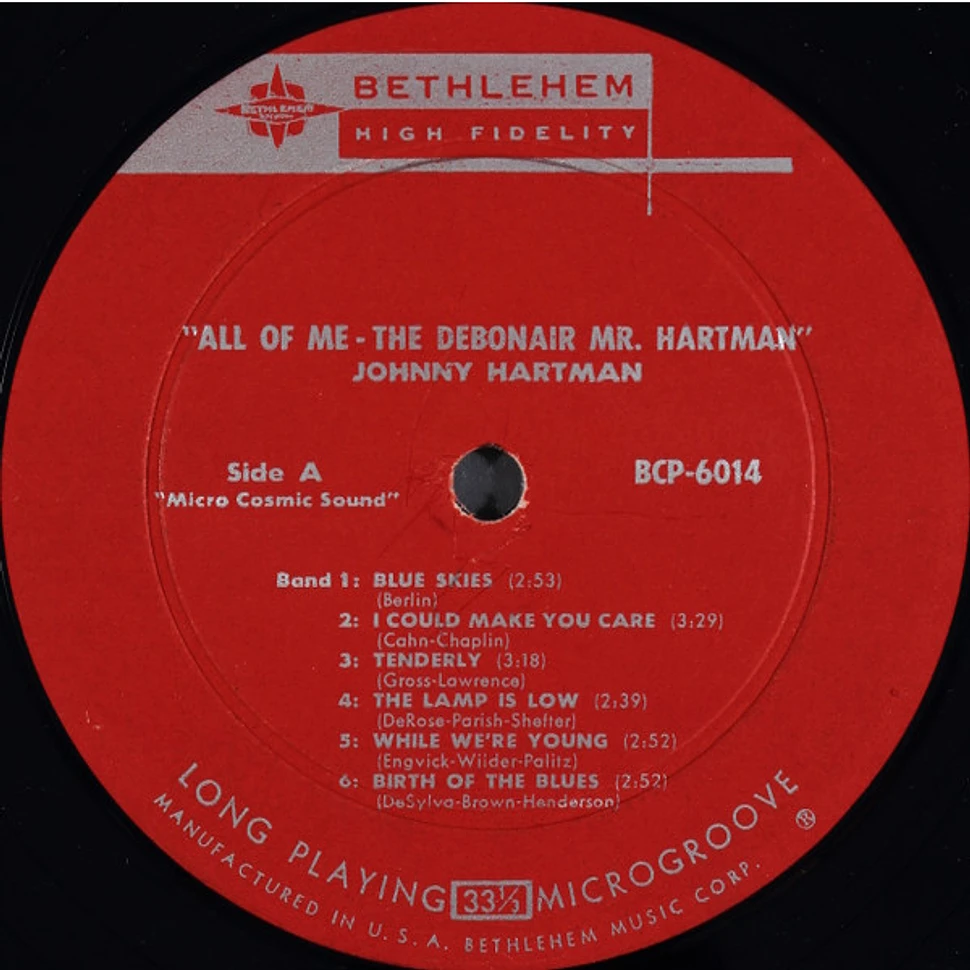 Johnny Hartman - All Of Me-The Debonair Mr. Hartman