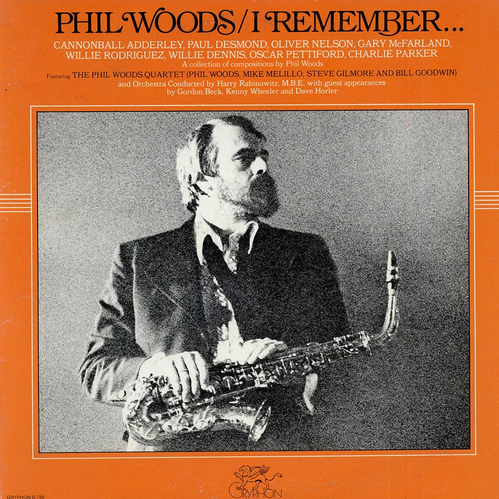 Phil Woods - I Remember...