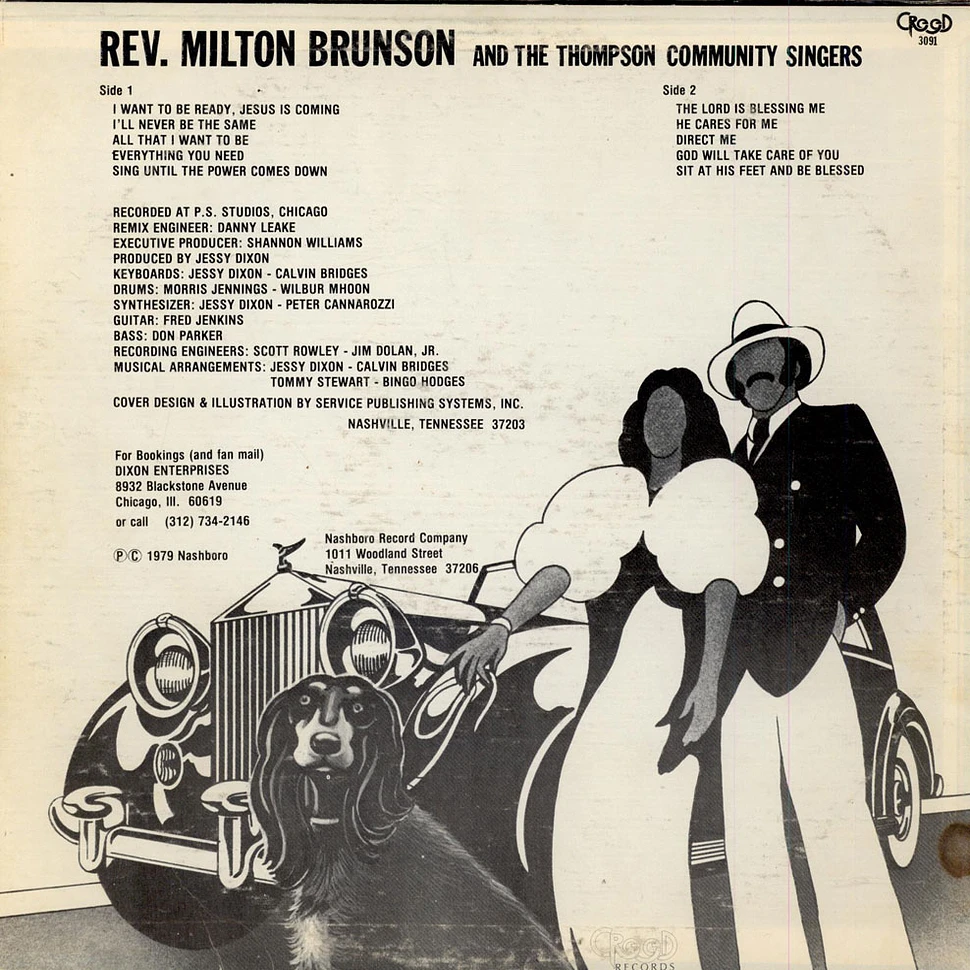 Rev. Milton Brunson And The Thompson Community Singers - To All Generations
