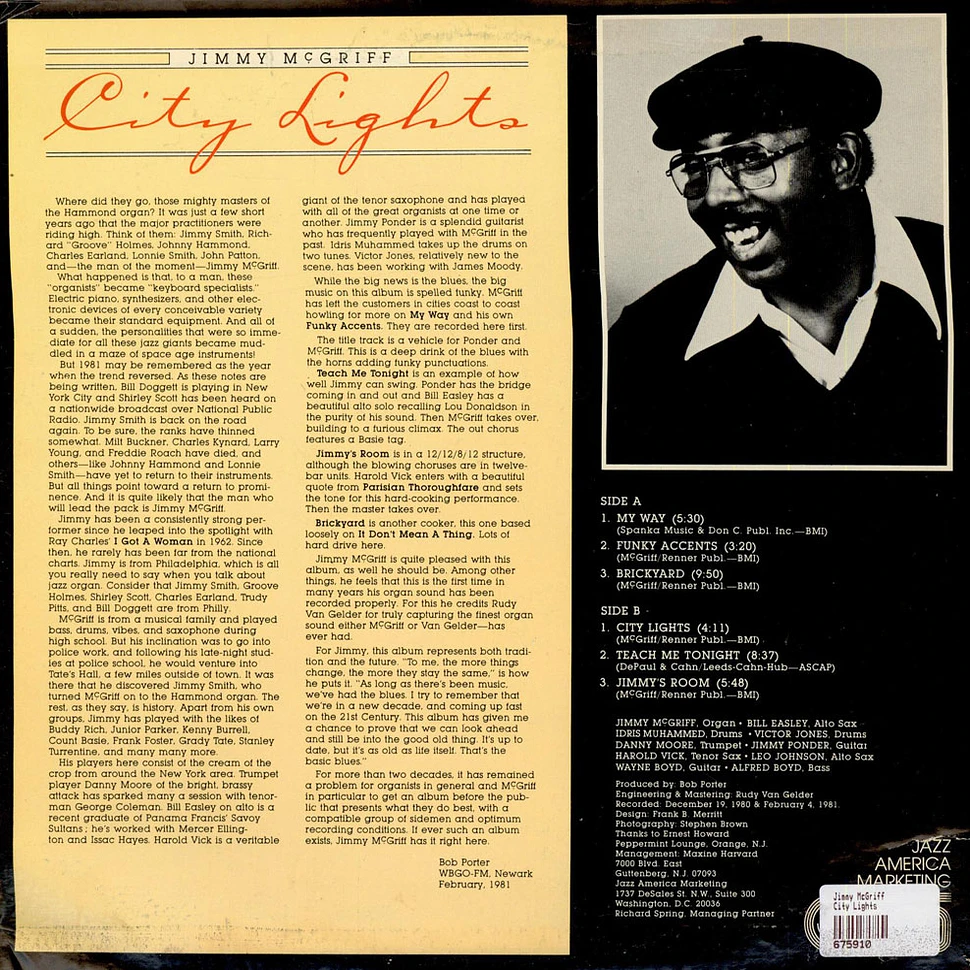 Jimmy McGriff - City Lights