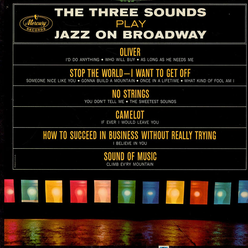The Three Sounds - Play Jazz On Broadway