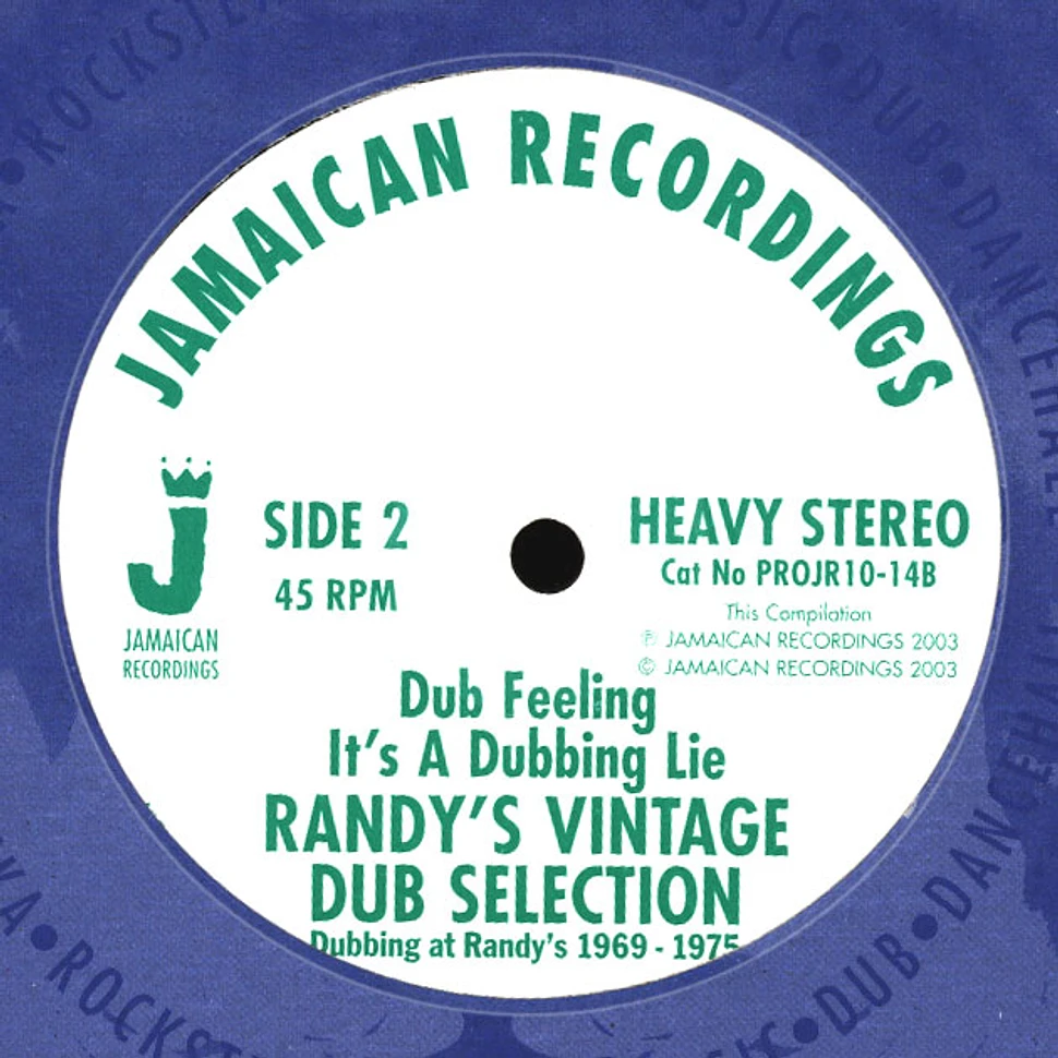 Randy's Vintage Dub Selection - Natty Inna Babylon Dub / Dub Feeling / It's A Dubbing Lie