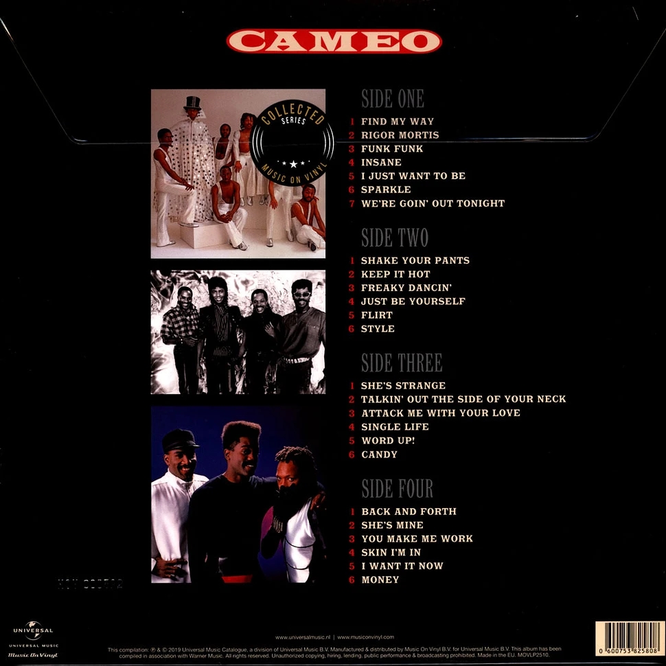 Cameo - Collected Colored Vinyl Edition