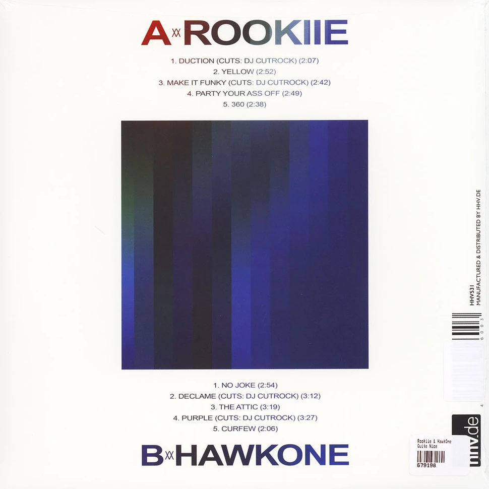 Rookiie, Hawk One, DJ Cutrock - Quite Nice