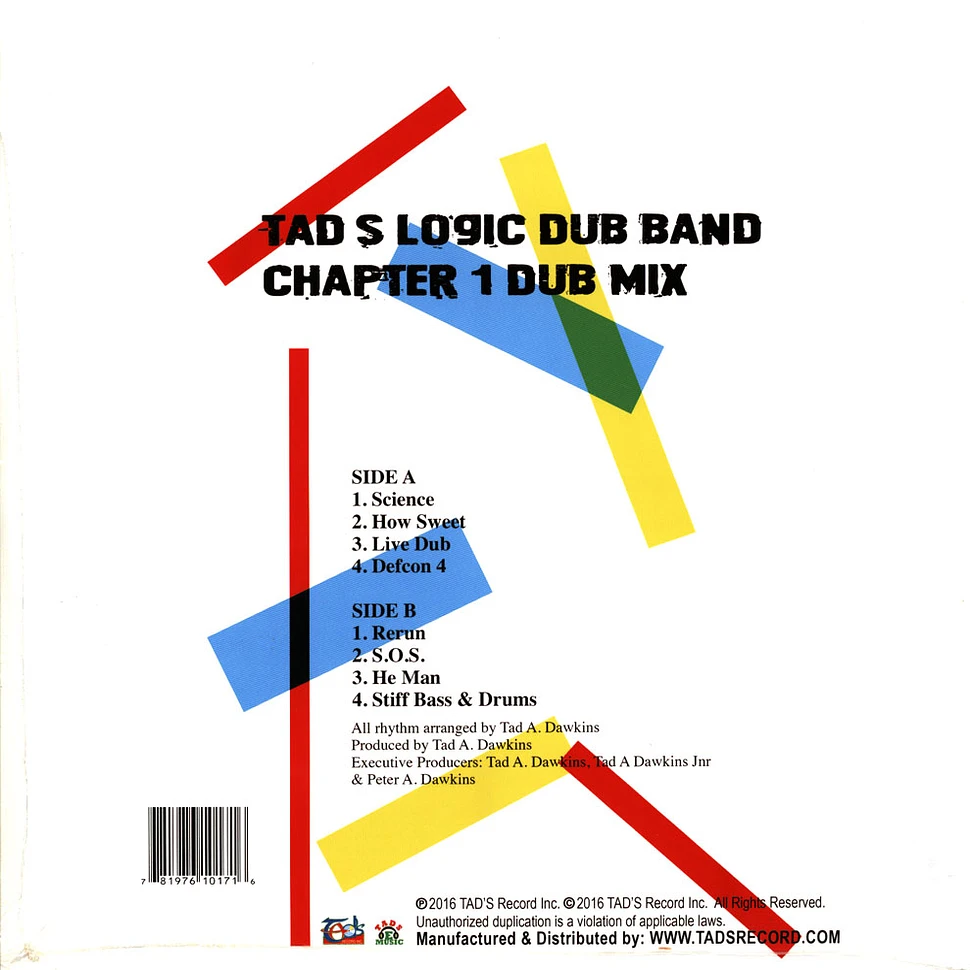 Tad's Logic Dub Band - Chapter 1 Dub Mix