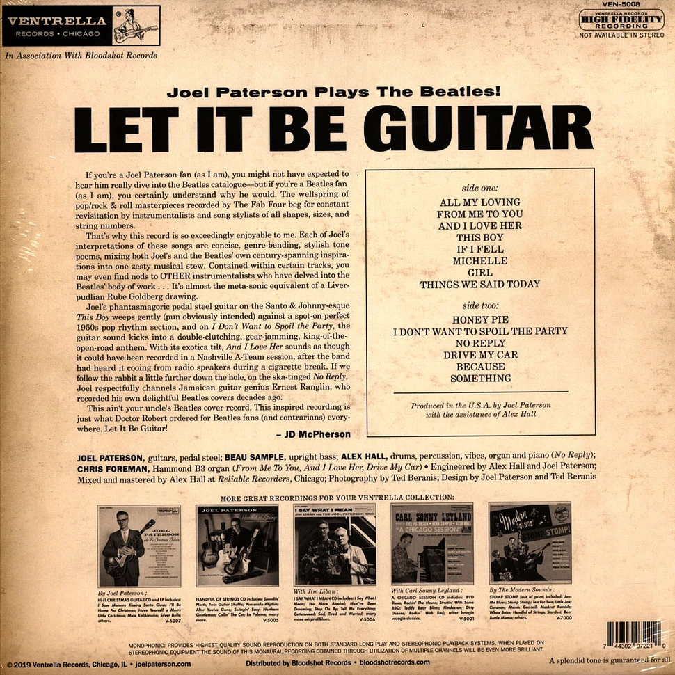 Joel Paterson - Let It Be Guitar! Joel Paterson Plays The Beatles