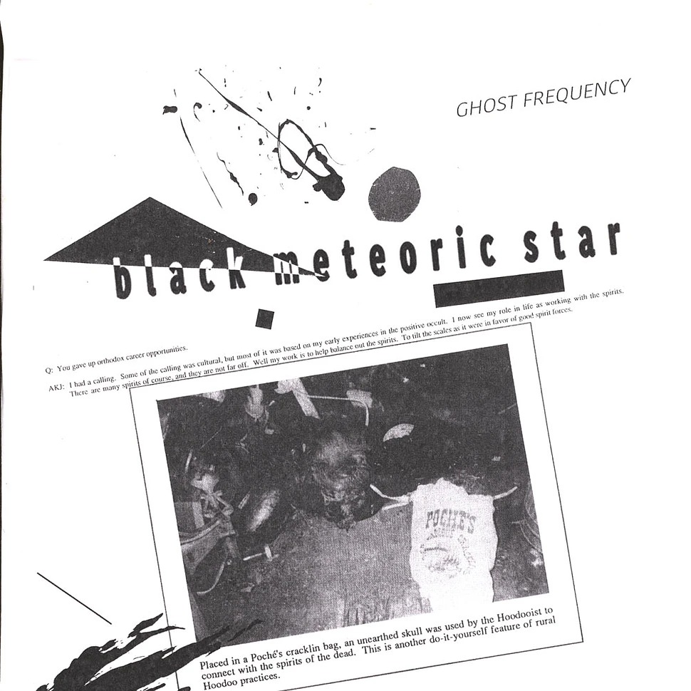 Black Meteoric Star - Ghost Frequency Black Vinyl Edition