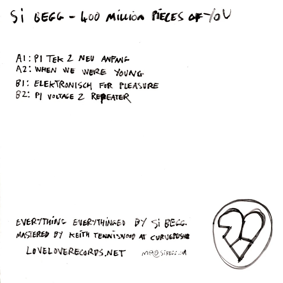 Si Begg - 400 Million Pieces Of You