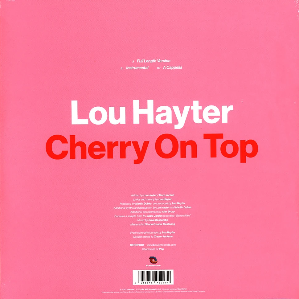 Lou Hayter - Cherry On Top White Vinyl Edition
